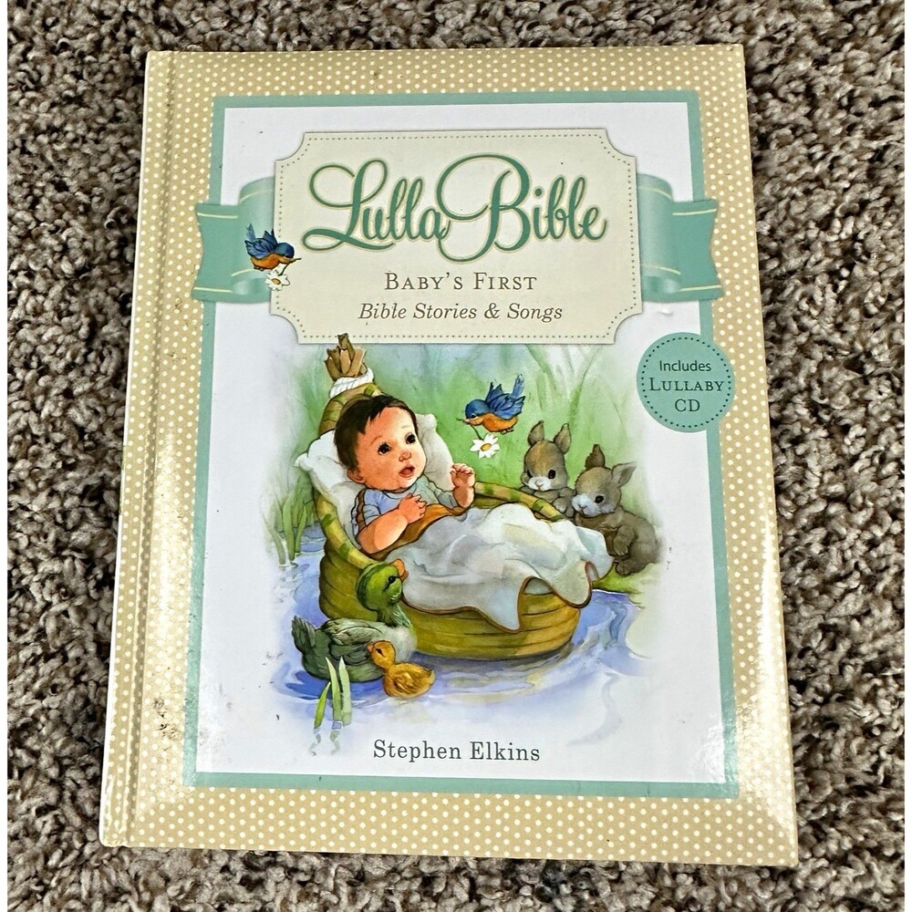 LullaBible by Stephen Elkins Hardcover 2010 CD Included Wonder Kids Baby